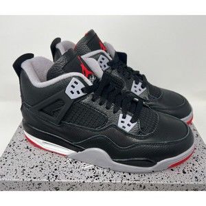 Air Jordan 4 Retro Bred Reimagined (GS) Youth Shoes FQ8213-006 Size 7Y